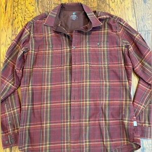 KUHL Fugitive Flannel: Mens Large Long Sleeve